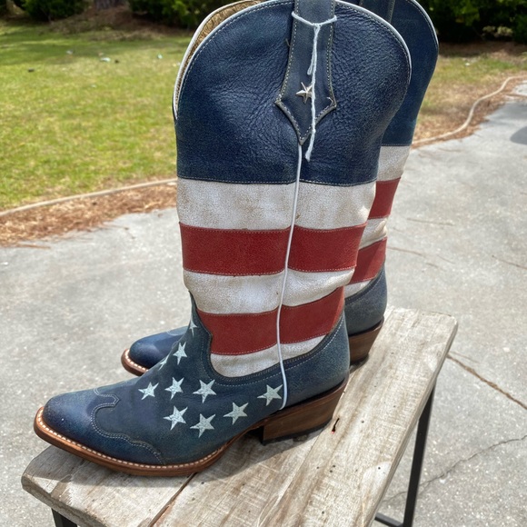Roper Patriotic Western Boots - Picture 3 of 7
